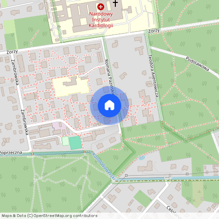 ul. Romana Pazińskiego, Anin, Wawer, Warszawa, mazowieckie