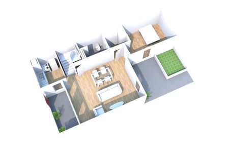 Location maison de ville de 4 pièces à Rouen Rive Droite - Photo 2