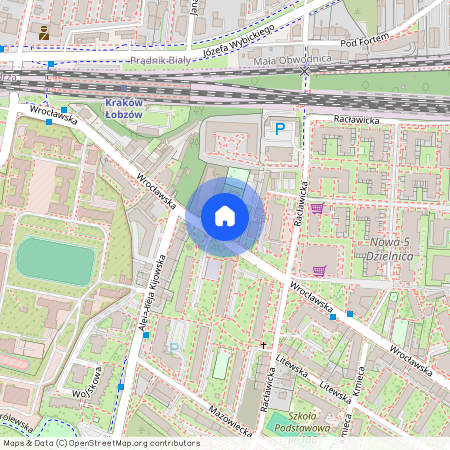 ul. Wrocławska, Krowodrza, Krowodrza, Kraków, małopolskie