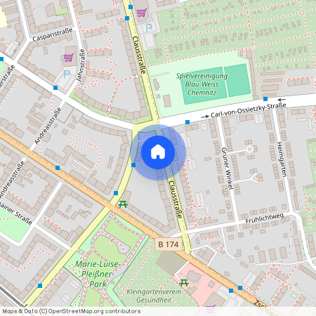 Clausstraße 114, 3.OG Rechts, 09126 Chemnitz - Lutherviertel
