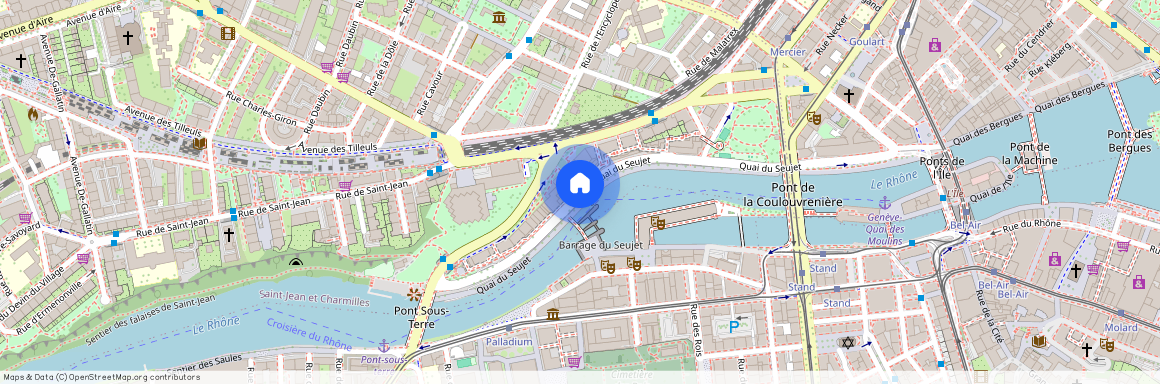 Quai du seujet, 1201 Genève