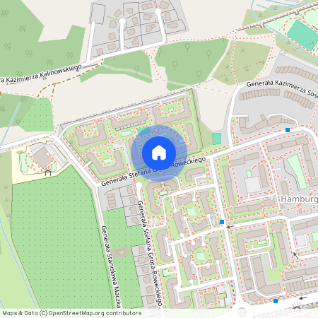 ul. gen. Stefana Grota Roweckiego, Osiedle Generałów, Olsztyn, warmińsko-mazurskie