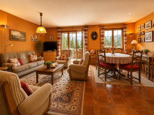Chalet familial meublé avec jacuzzi et sauna aux Mosses - Foto 1