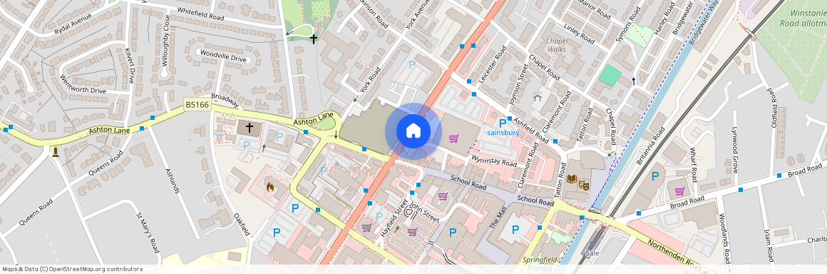 Cross Street, Sale, Greater Manchester, M33