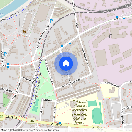 ulice Karlova, Louny