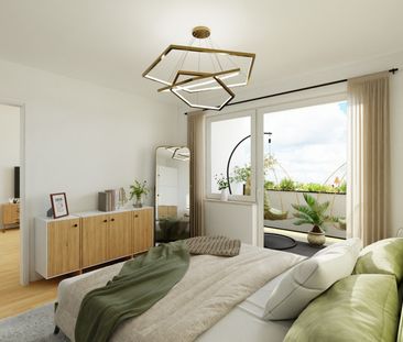 Aufzug / ebenerdige Dusche / Balkon - Foto 1