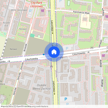 Warszawa, Bemowo, Bemowo, Chrzanów, Człuchowska