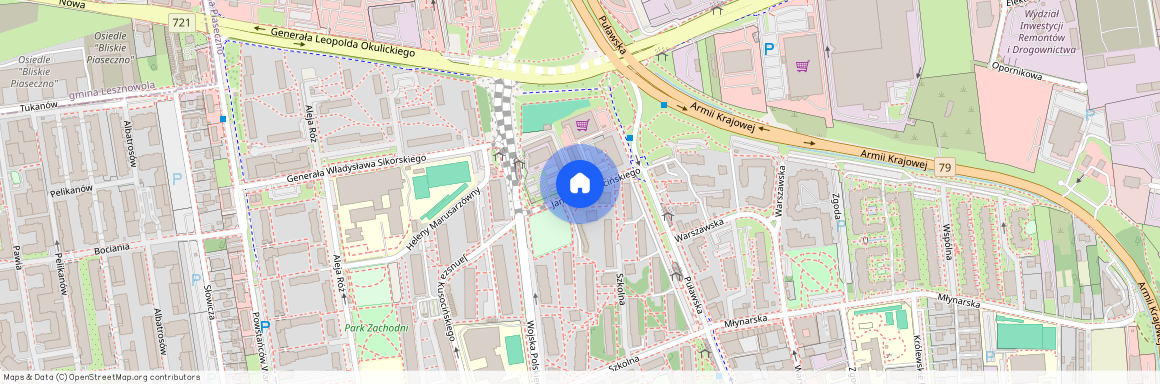 Piaseczyński, Piaseczno, Kusocińskiego