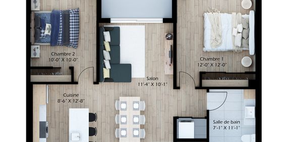 4 ½ Avec STATIONNEMENT INTÉRIEUR À 130$ - Photo 3