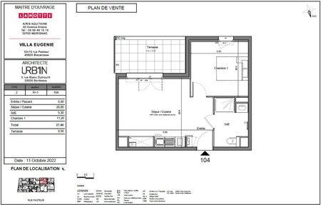 location Appartement T2 DE 37.4m² À BISCARROSSE - Photo 3