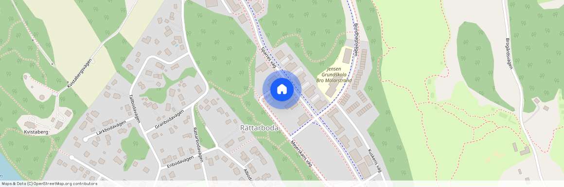 Sparres väg 12, Bro