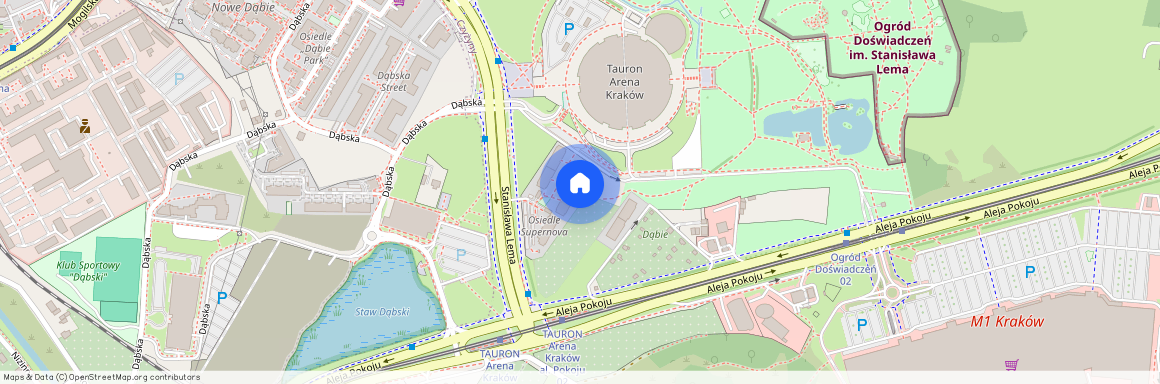 ul. Dąbska, Czyżyny, Czyżyny, Kraków, małopolskie