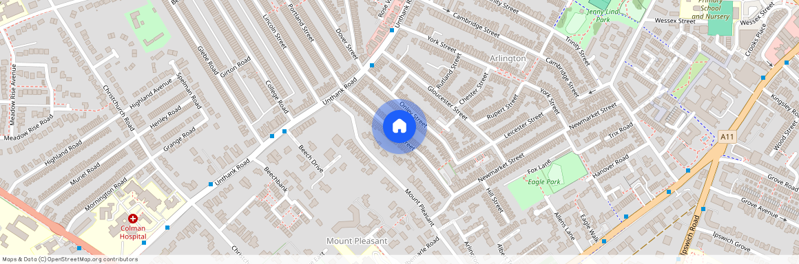 NR2 2DN, Bury Street