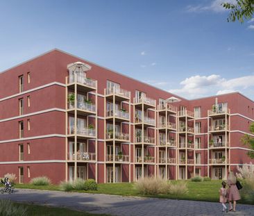 1-Zimmer-Apartment mit Balkon im modernen Neubau – geförderter Wohn... - Photo 1