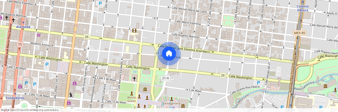 Modesto Arreola, Centro, Monterrey, Nuevo León, 64018, México
