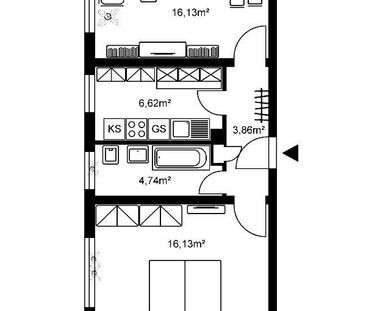 KLEIN, FEIN, MEIN - Modernisierte 2-Zimmer-Wohnung sucht Nachmieter - Photo 1