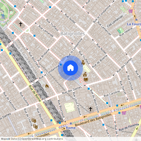 Rue des Batignolles, Francja, Paris