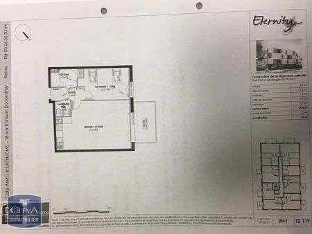 Appartement à louer 2 pièces 49.4m² - Photo 5