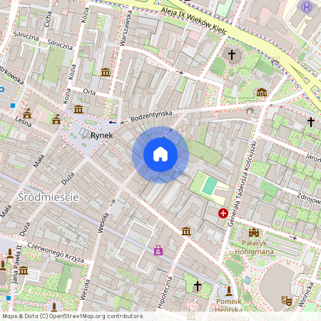 ul. Niecała, Kielce