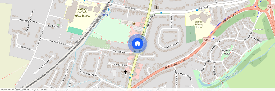 Worcester Road, Hagley, Hagley Stourbridge, DY9