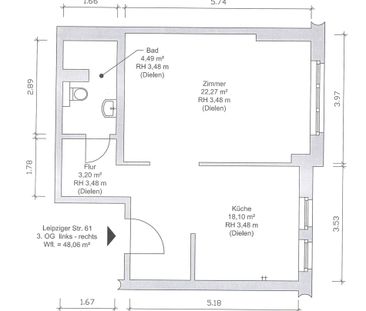 Etwas Besonderes - Stilvolles Apartment am halleschen Boulevard - Photo 1