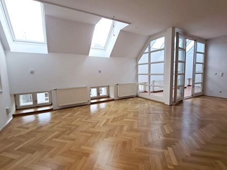 TOPLAGE, BÖRSE-NÄHE, klimatisierte 157 m2 Maisonette mit 18 m2 Terrasse, 4 Zimmer, Küche, Wintergarten, 2 Bäder, Zelinkagasse - Photo 4