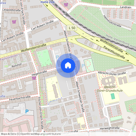 Hegelstraße 65, Halle