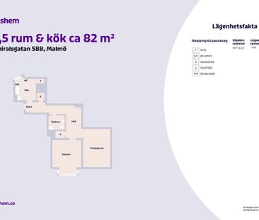 Amiralsgatan 58 B, lgh 1101, Möllevången - Photo 2