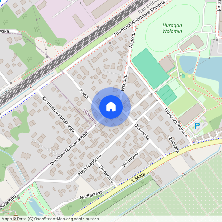 mazowieckie, wołomiński, Wołomin, Wołomin, Wacława, Nałkowskiego