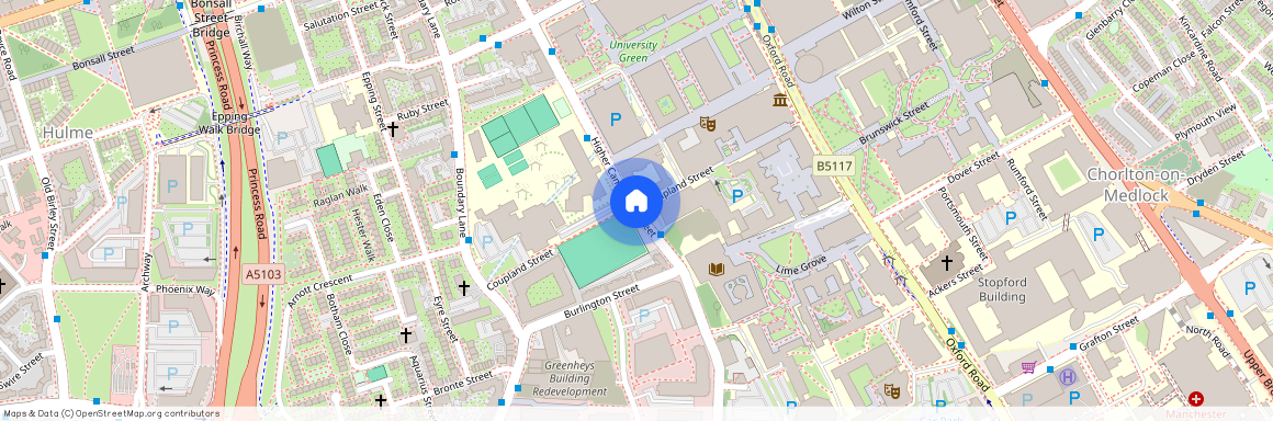 Manchester Square Gardens, 2 Botanic Avenue, Manchester, M15