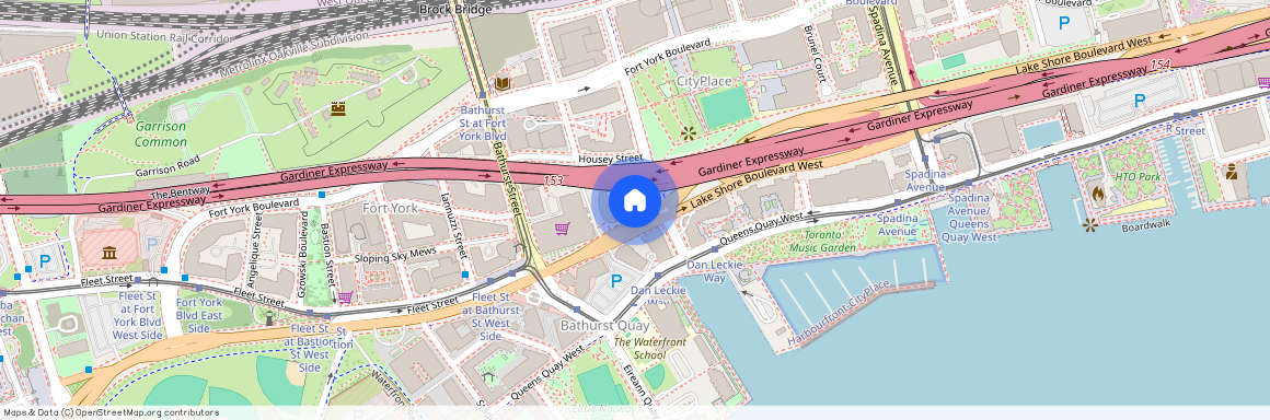 422 Lake Shore Boulevard Unit# M Bed, Toronto