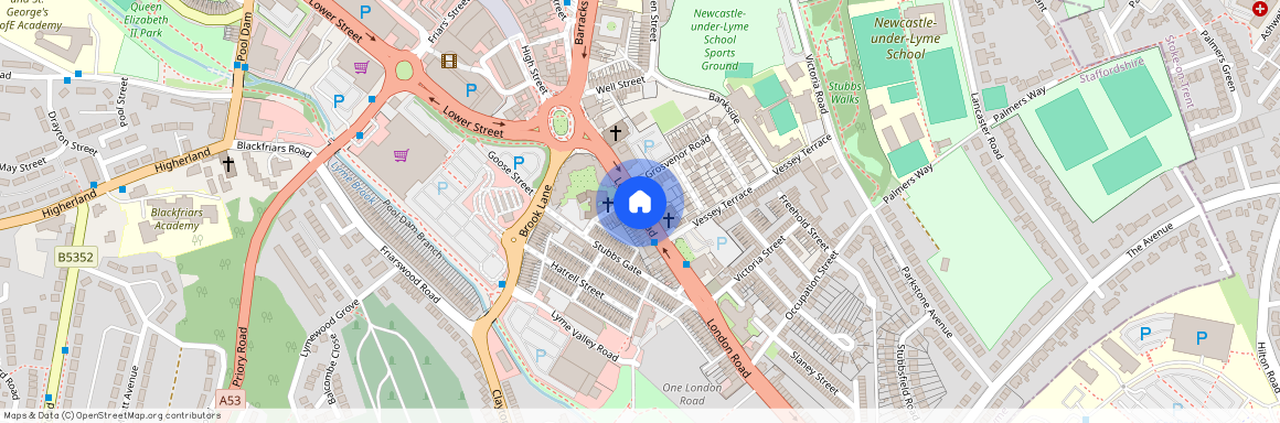 London Road, Newcastle-Under-Lyme, ST5