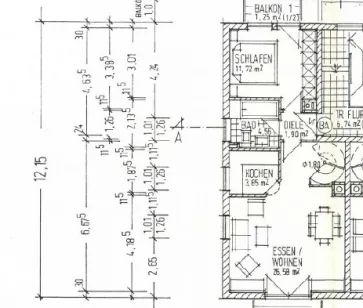 In 4-Fam.-Haus – Freie 3,5-Zi.-Maisonette-Whg. mit 2 Balkonen, Mü.-Obermenzing – für MAX. 4 Pers. - Photo 1