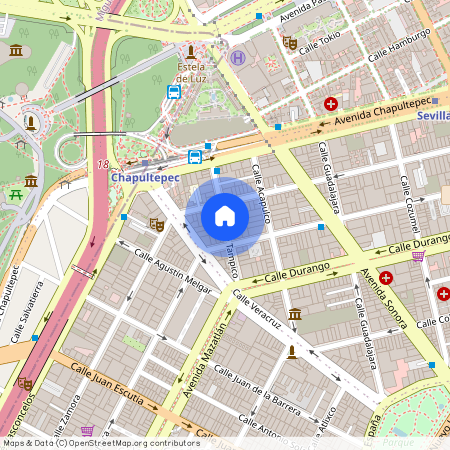 Se departamento tampico, Colonia Roma Norte, C.P. 06700, Df / Cdmx