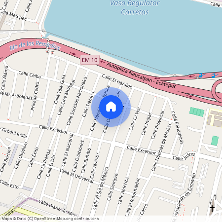 Calle 8 columnas, Prensa nacional, Tlalnepantla