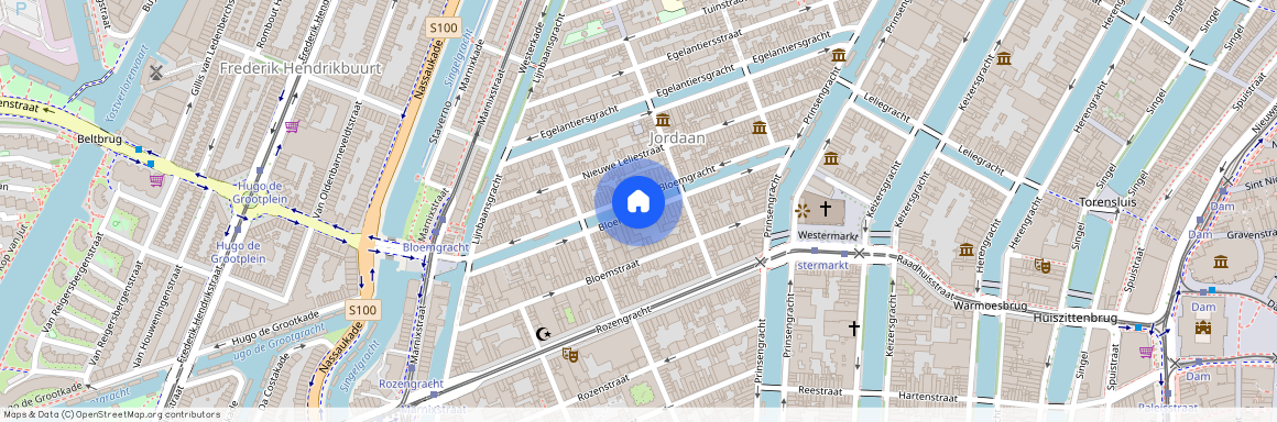 Jordaan, 1016 KG, Bloemgracht, Amsterdam