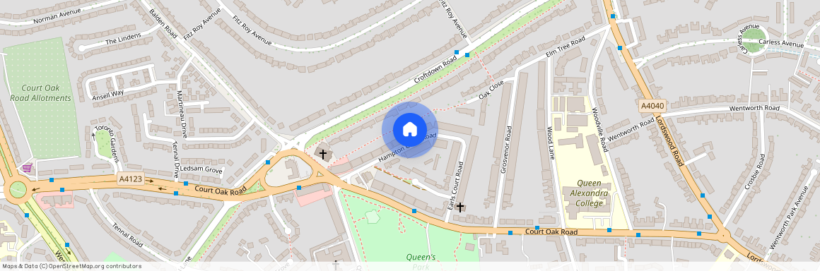 Hampton Court Road, Harborne, Birmingham, B17