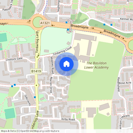 Mopsies Road, Basildon, SS14