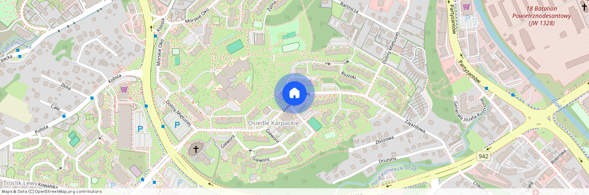 ul. Doliny Miętusiej, Osiedle Karpackie, Bielsko-Biała, śląskie