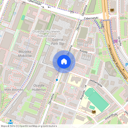 ul. Obrzeżna, Służewiec, Mokotów, Warszawa, mazowieckie