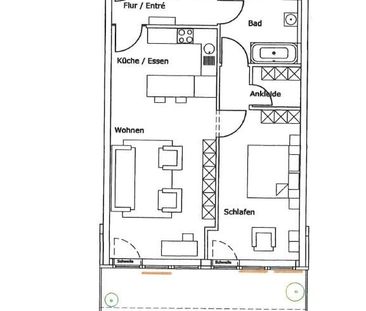 2-Zimmer-Wohnung mit großzügiger Terrasse in zentraler Lage! - Photo 2