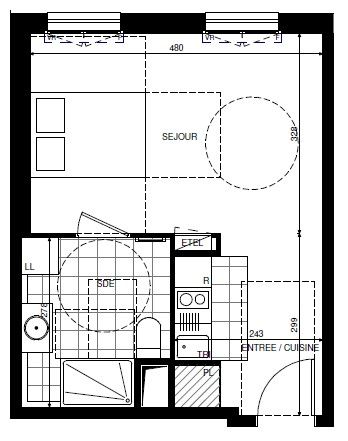 Location Appartement 1 pièce 28m² CHATENAY MALABRY 92290 - Photo 5
