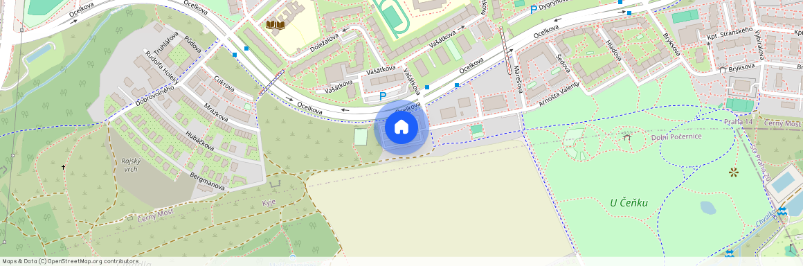 Arnošta Valenty, Praha - Černý Most