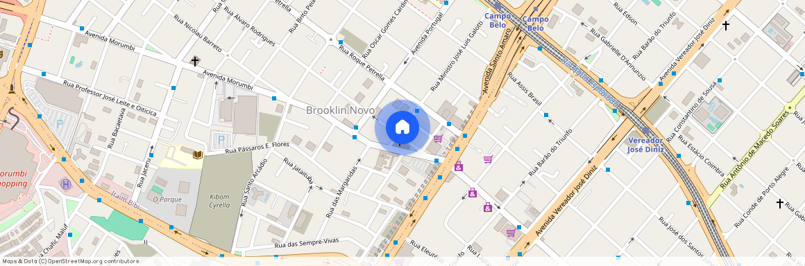 Rua Ministro Luiz Gallotti, 74 - Brooklin, São Paulo - SP