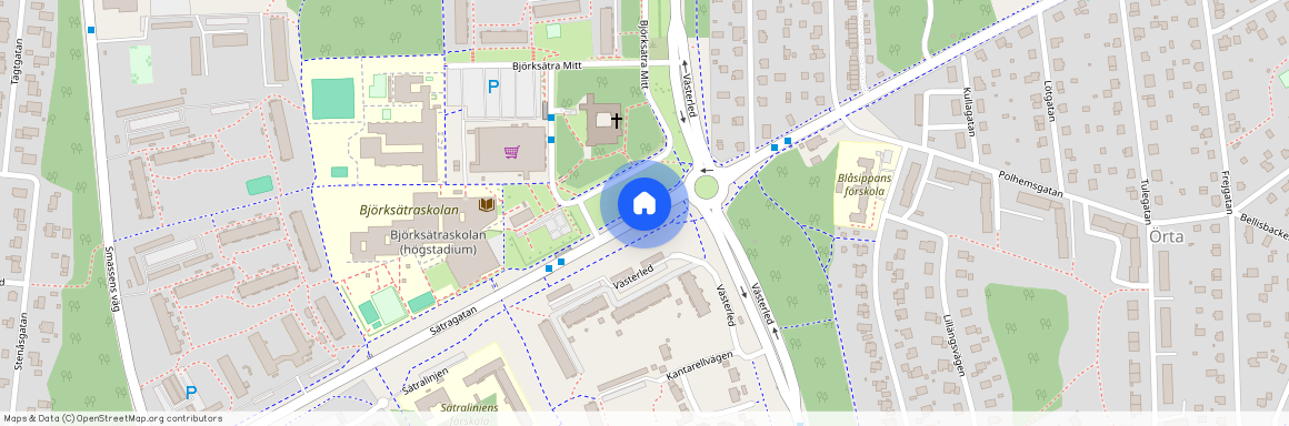 Sätragatan, Sandviken