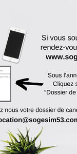 LAVAL, appt T2 de 45.60 m² - Photo 3