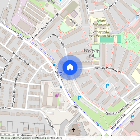 ul. Tadeusza Boya-Żeleńskiego, Wyżyny, Bydgoszcz, kujawsko-pomorskie