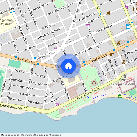 Λεωφόρος Δημοκρατίας 367-375, 681 31, Αλεξανδρούπο (681 00), Κέντρο (Αλεξανδρούπολη)
