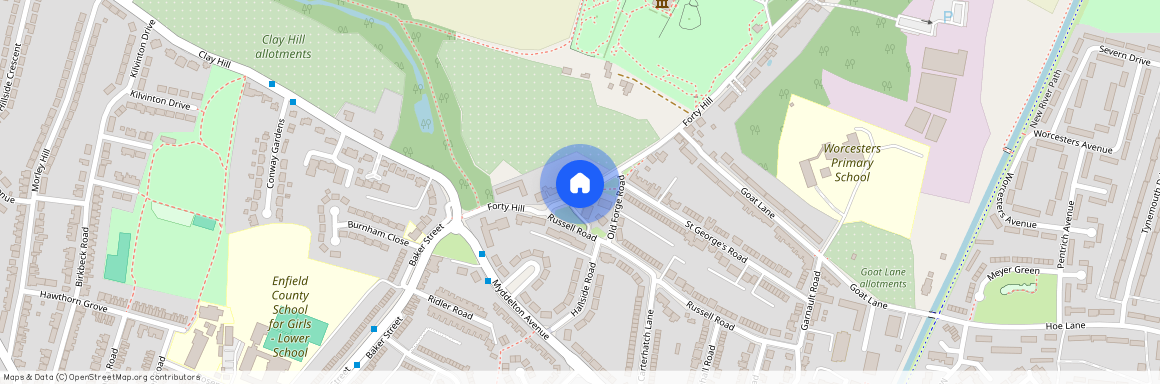 Forty Hill, Enfield, Middlesex, EN2