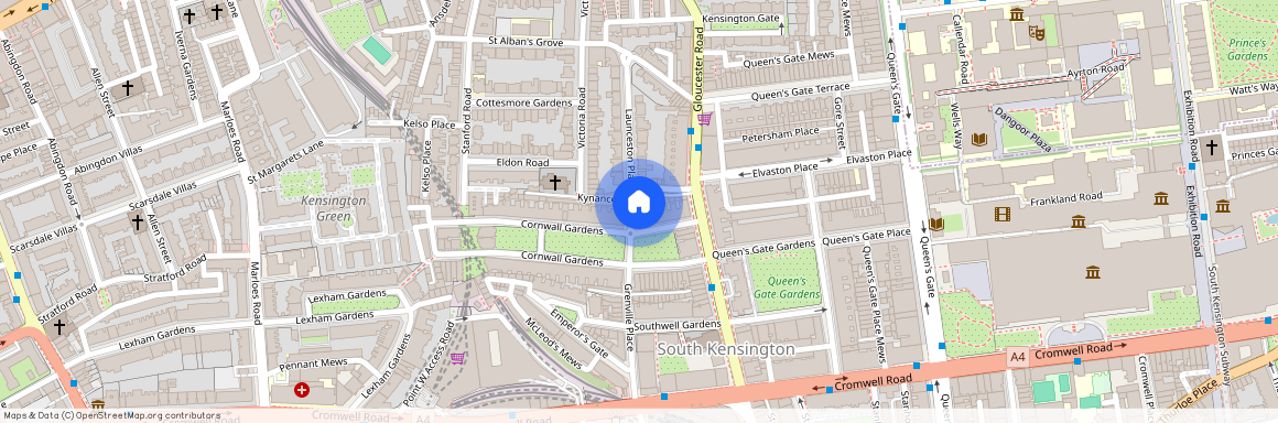 Cornwall Gardens, South Kensington, London, SW7